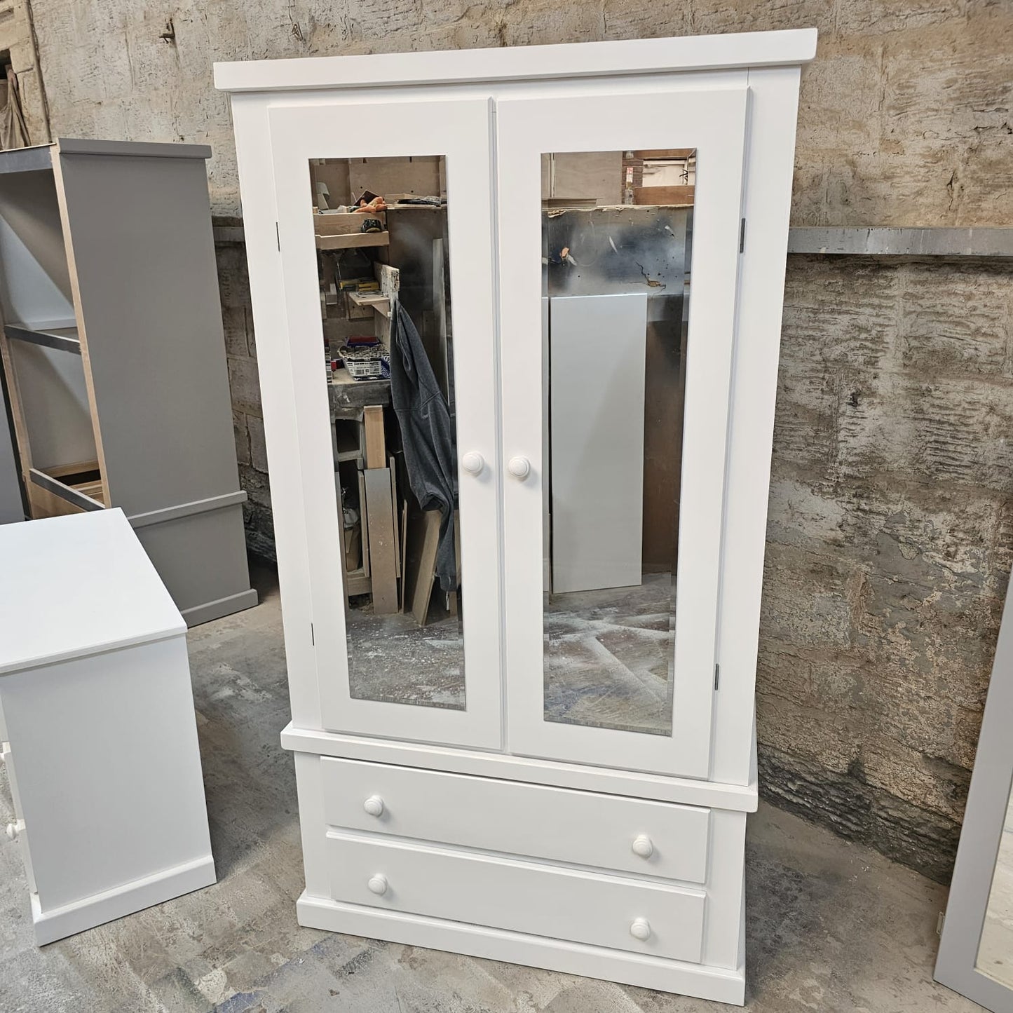 HANDMADE AYELSBURY NEXT GENTS WARDROBE NO FLAT PACKS (ASSEMBLED)