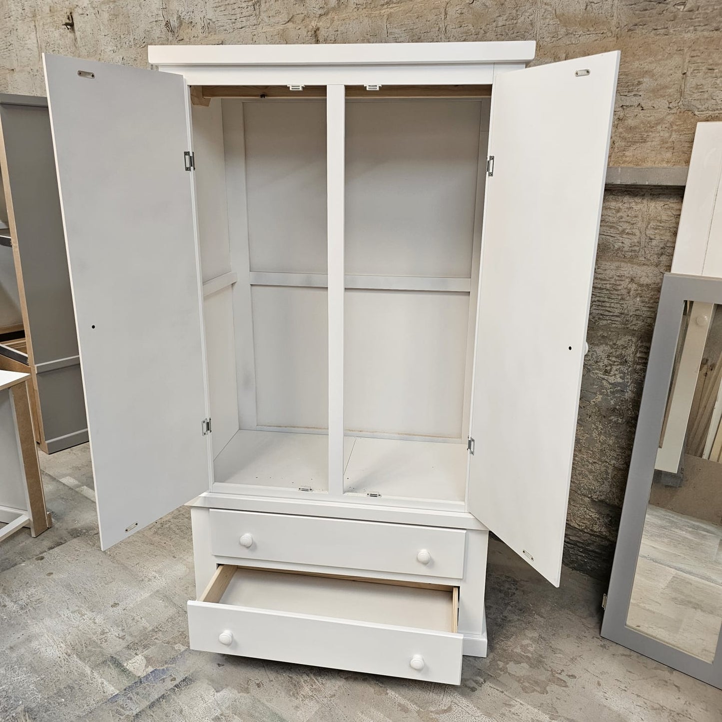 HANDMADE AYELSBURY NEXT GENTS WARDROBE NO FLAT PACKS (ASSEMBLED)